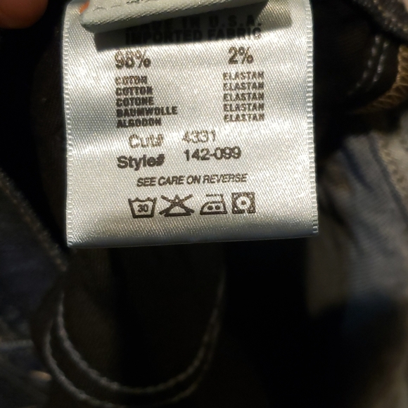 Citizens of humanity Low rise straight leg size 30 - Picture 9 of 9